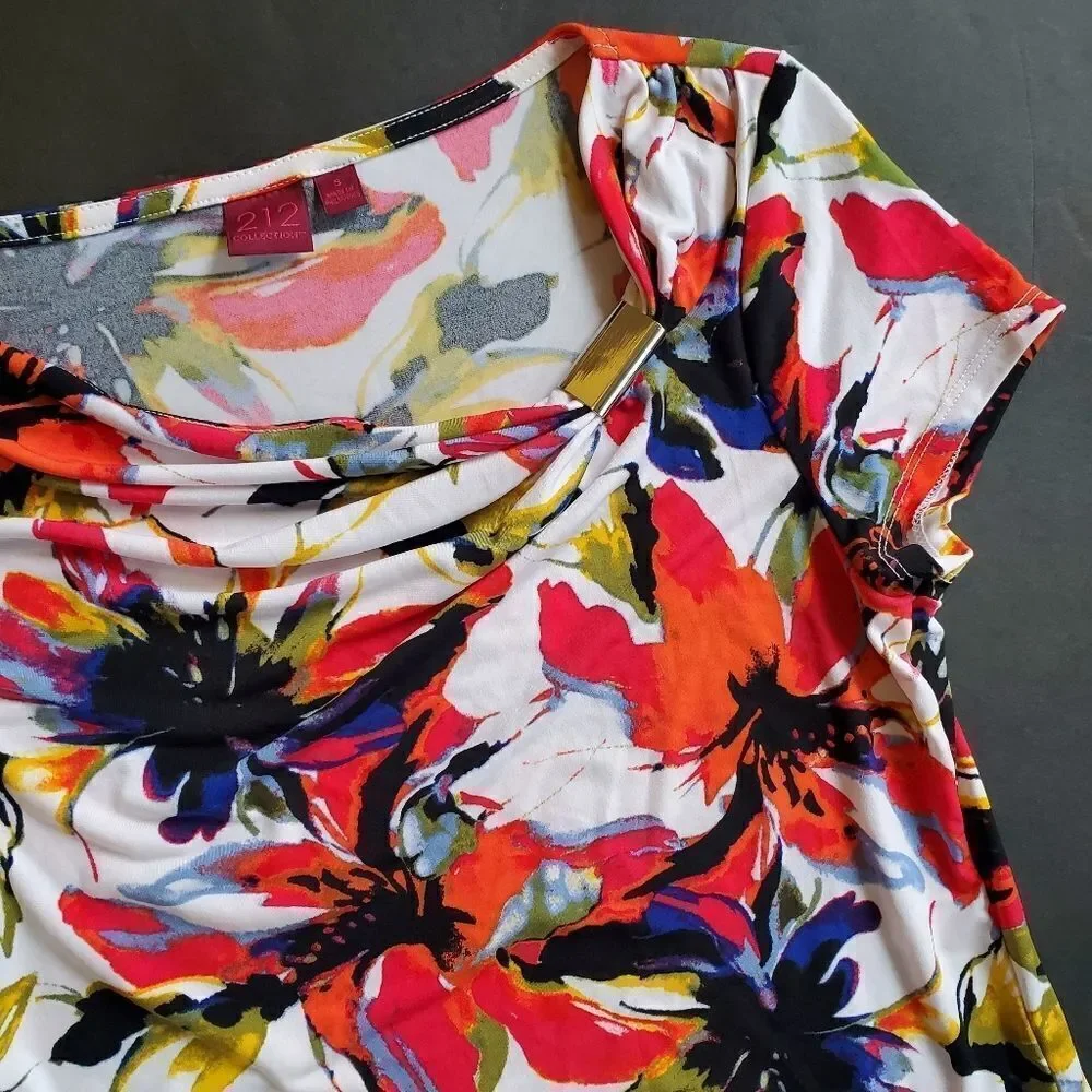 212 collection Multi Floral Print Blouse - Picture 3 of 10